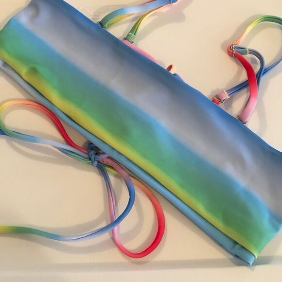 Yira Swim Rainbow Bikini Top nwt - Picture 5 of 7